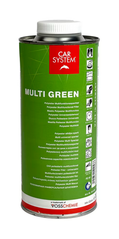 Multi Green Polyester Multifunktionsspachtel 1.5 kg Kartusche